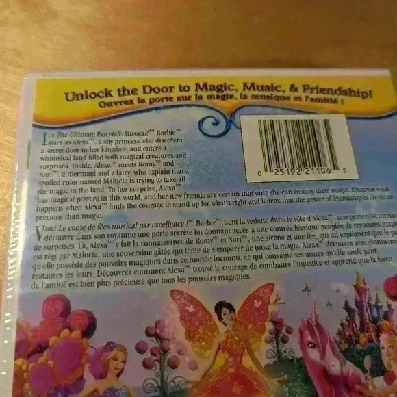 Lot of 2 sealed  Barbie DVDs - The Secret Door & Sing Along with Barbie - Picture 2 of 6